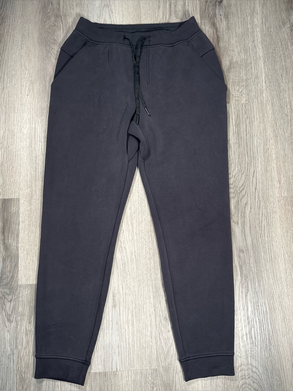 Lululemon Smooth Space Joggers Mens M 29” Black Sweatpants Drawstring Athletic